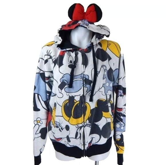 Disney Store Minnie Mouse Graphic Hoodie - Picture 1 of 4